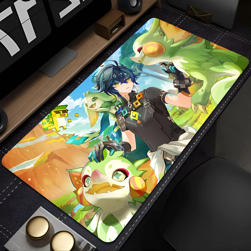 Genshin Impact Kinich Mousepad Computer Gaming Accessories Large Deskmat Keyboard Pad ground mat PC carpet Anime Game Mausepad
Genshin Impact Kinich Mousepad Computer Gaming Accessories Large Deskmat Keyboard Pad ground mat PC carpet Anime Game Mausepad