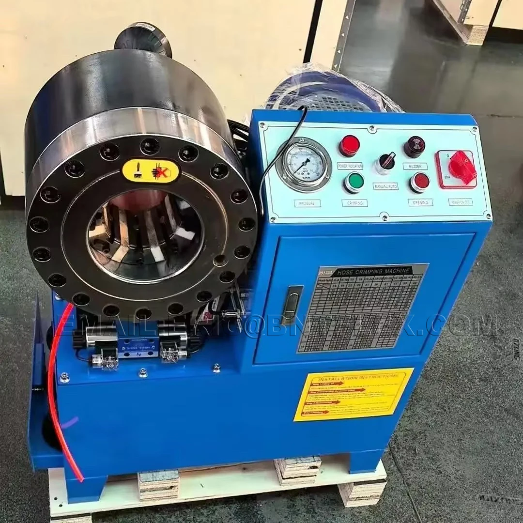 BNT68 Hand Operated Hydraulic Hose Press Machine 10 Dies High Pressure Resistant
BNT68 Hand Operated Hydraulic Hose Press Machine 10 Dies High Pressure Resistant