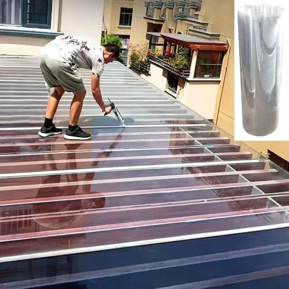 1mm Thick Transparent Waterproof Garden Shed Roof Panels, UV Resistant, Easy to Bend & Cut, 1.56m x 9m
1mm Thick Transparent Waterproof Garden Shed Roof Panels, UV Resistant, Easy to Bend & Cut, 1.56m x 9m