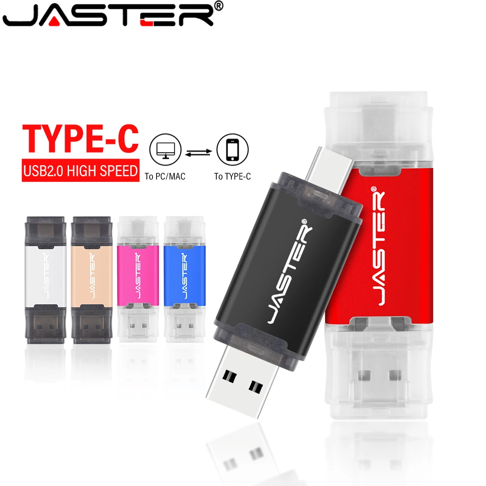 JASTER TYPE-C USB Flash Drive 64GB High Speed OTG Memory Stick Blue Creative Gift Pen Drive 32GB Wedding Gift Pendrive 16GB 4GB
JASTER TYPE-C USB Flash Drive 64GB High Speed OTG Memory Stick Blue Creative Gift Pen Drive 32GB Wedding Gift Pendrive 16GB 4GB