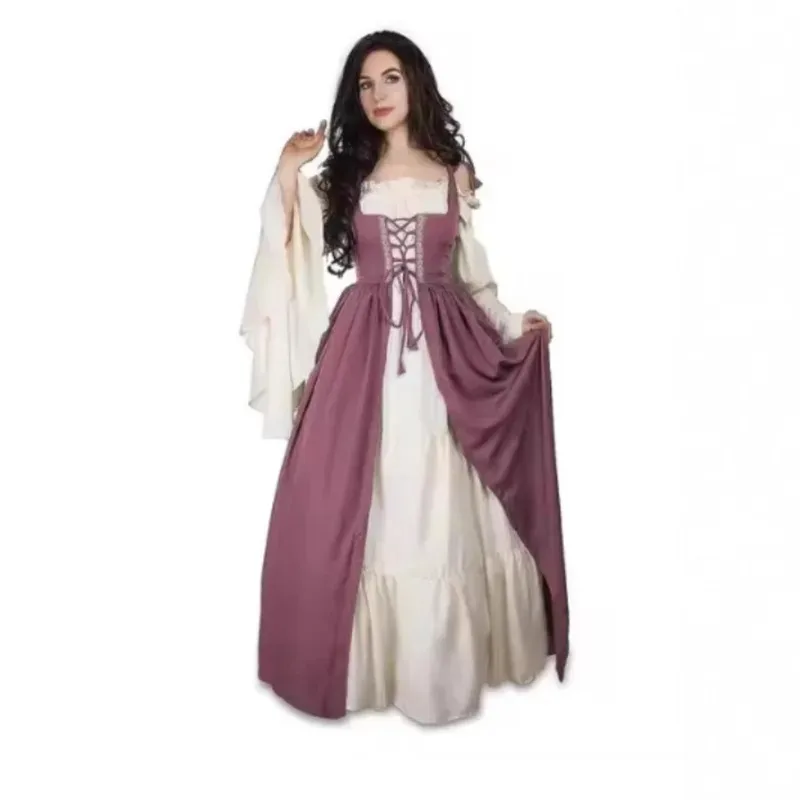 Halloween Medieval Renaissance Gothic Long Maxi Retro Victorian Lace Up Ball Gown Patyx;2,f;5.n
Halloween Medieval Renaissance Gothic Long Maxi Retro Victorian Lace Up Ball Gown Patyx;2,f;5.n