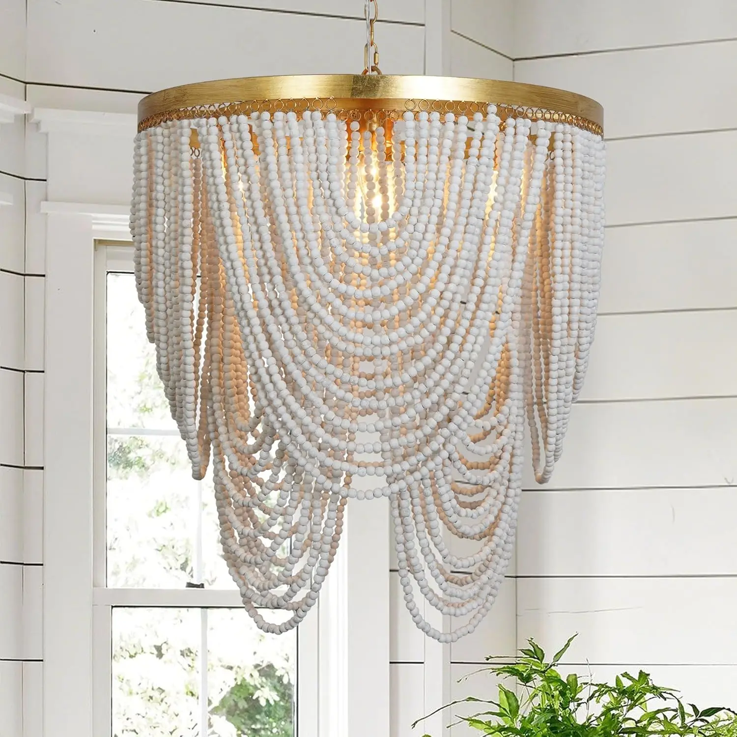Bohemia Wood Beaded Chandelier for Entryway Handmade Gold Light Rustic Farmhouse Lighting Fixtures Coastal Chandeliers for Foyer
Bohemia Wood Beaded Chandelier for Entryway Handmade Gold Light Rustic Farmhouse Lighting Fixtures Coastal Chandeliers for Foyer