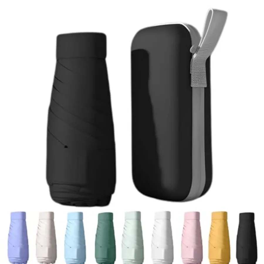 UPF50+ Mini Travel Sun Umbrella for Purse With Case, Small Compact UV Umbrella Protection Sun, Lightweight Portable Parasol Win
UPF50+ Mini Travel Sun Umbrella for Purse With Case, Small Compact UV Umbrella Protection Sun, Lightweight Portable Parasol Win