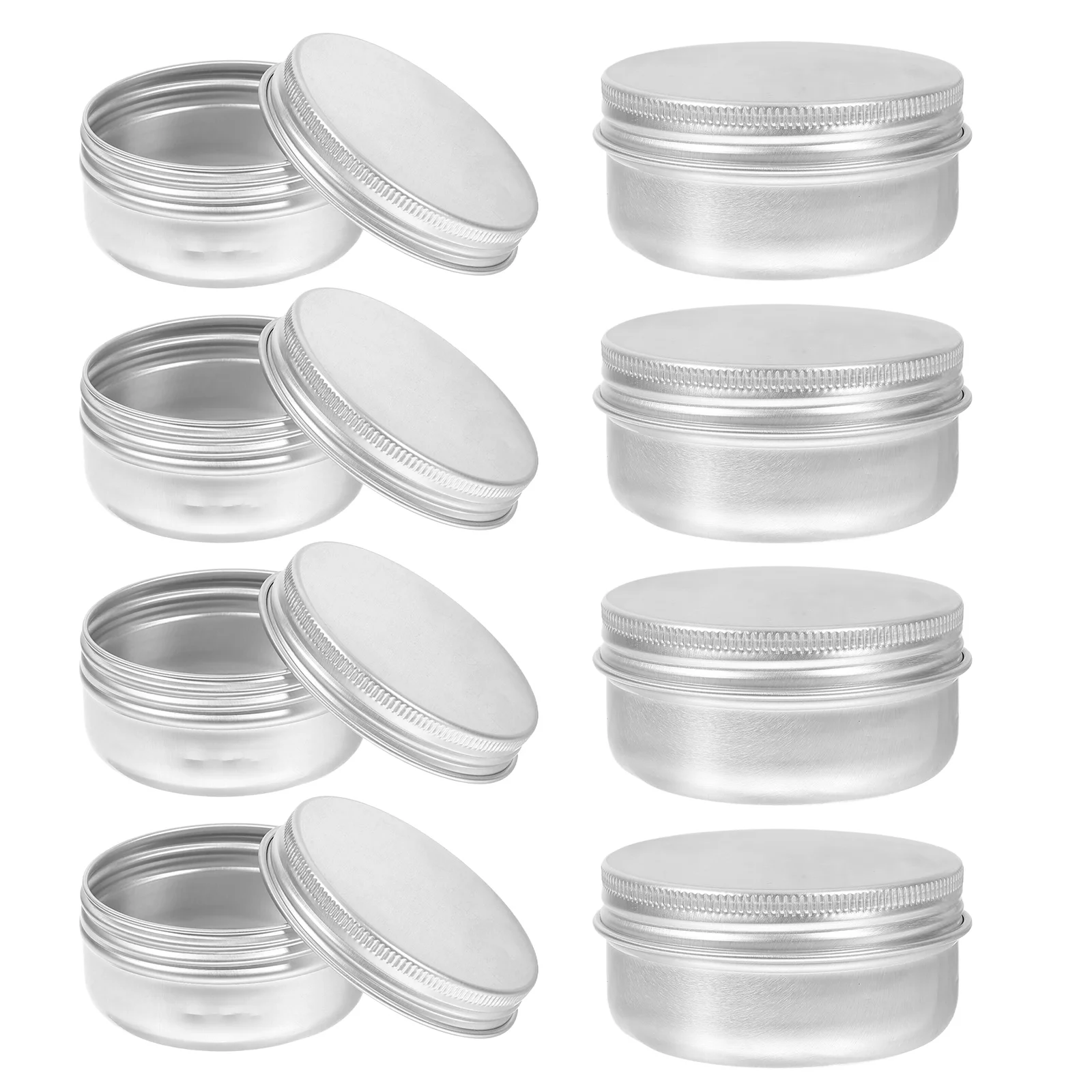 18pcs 50g 57x27 Aluminum Boxes Packaging Sample Jars Small Cans Metal Containers Lids Spice Tins Balm Gels Storage Tin Household
18pcs 50g 57x27 Aluminum Boxes Packaging Sample Jars Small Cans Metal Containers Lids Spice Tins Balm Gels Storage Tin Household