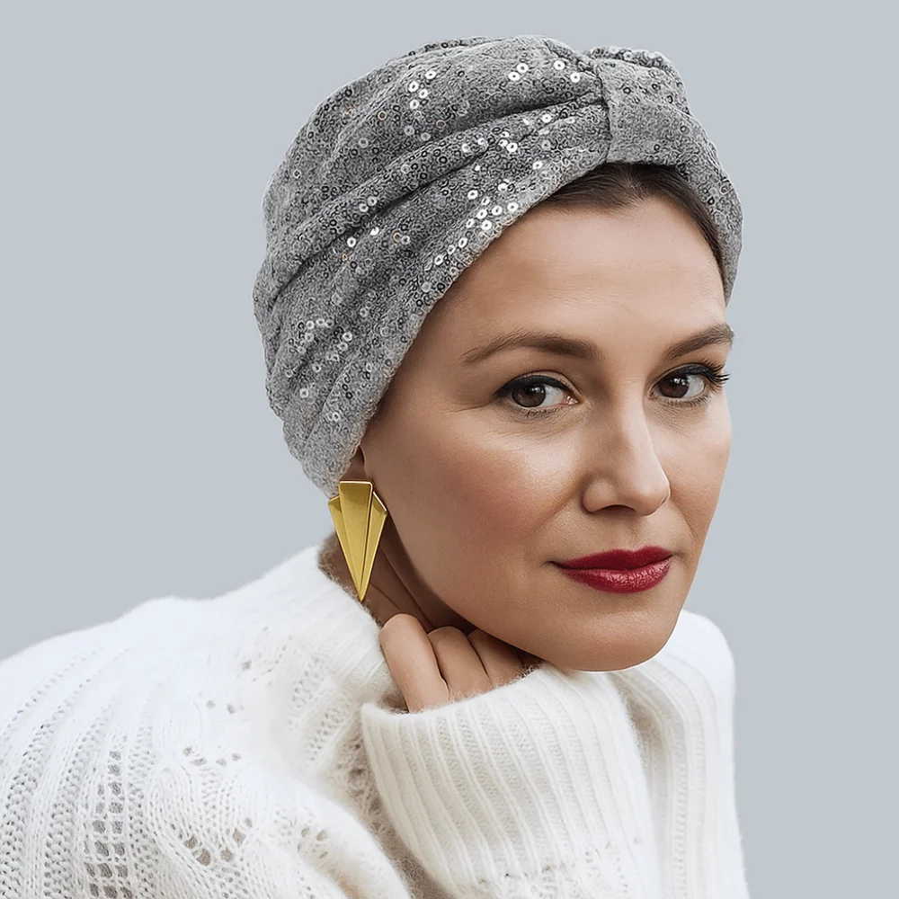 Элегантный мусульманский тюрбан с блестками в Рамадан, головной убор, однотонная женская повязка на голову, повязка на голову, тюрбан, женская кепка
Элегантный мусульманский тюрбан с блестками в Рамадан, головной убор, однотонная женская повязка на голову, повязка на голову, тюрбан, женская кепка