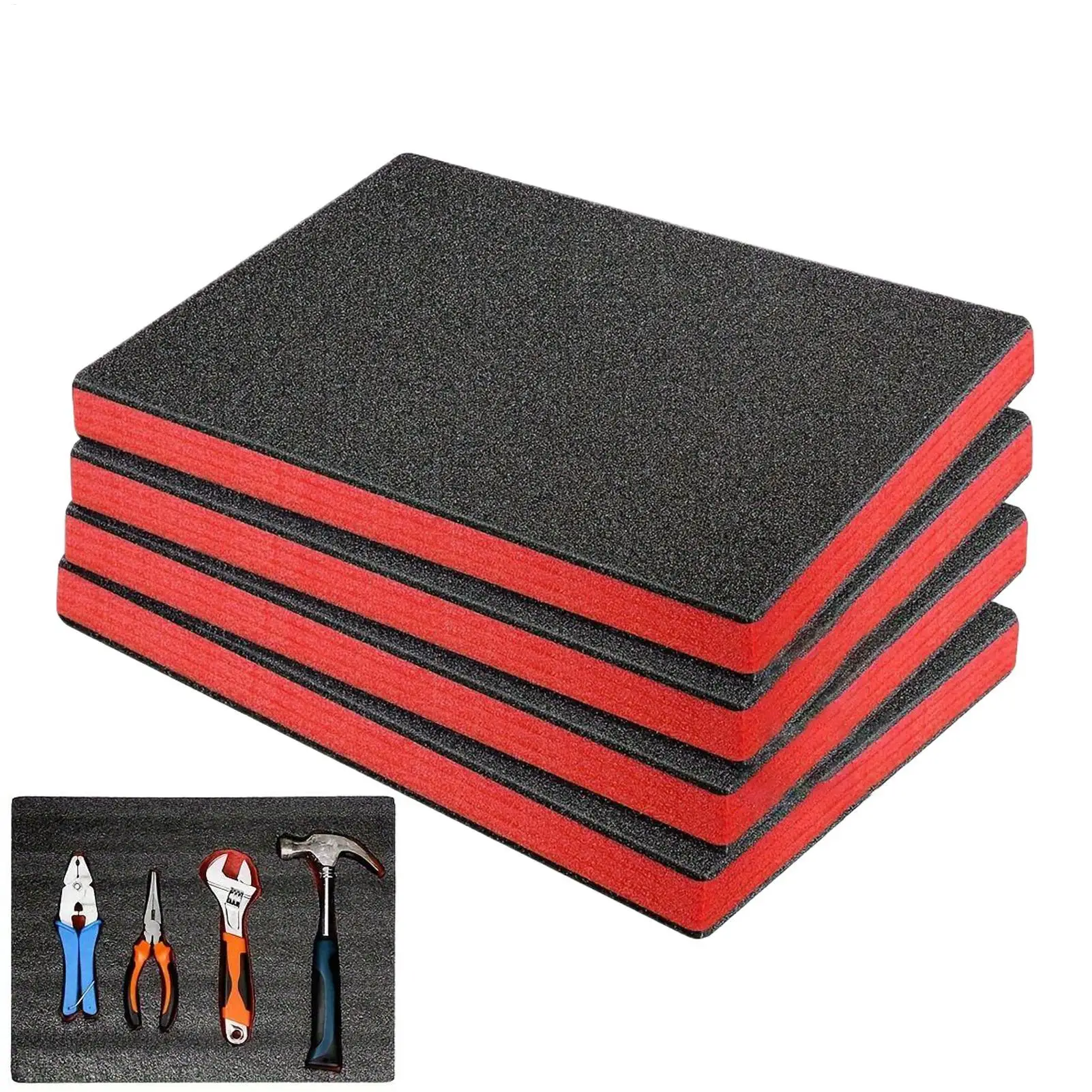 Foam Tool Box Inserts 2 Pieces Storage Sheets Cuttable Liner Mat Non-Slip Pads For Storage Camera Drawers Crafts Cases Cabinet
Foam Tool Box Inserts 2 Pieces Storage Sheets Cuttable Liner Mat Non-Slip Pads For Storage Camera Drawers Crafts Cases Cabinet