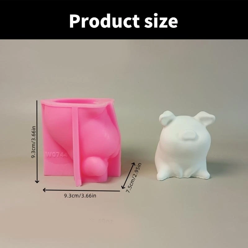 Animal Piggy Silicone Molds for Candle Soap Chocolate Candy Gypsum Decoration Temperature Resistant Epoxy Resin Molds K2WE
Animal Piggy Silicone Molds for Candle Soap Chocolate Candy Gypsum Decoration Temperature Resistant Epoxy Resin Molds K2WE