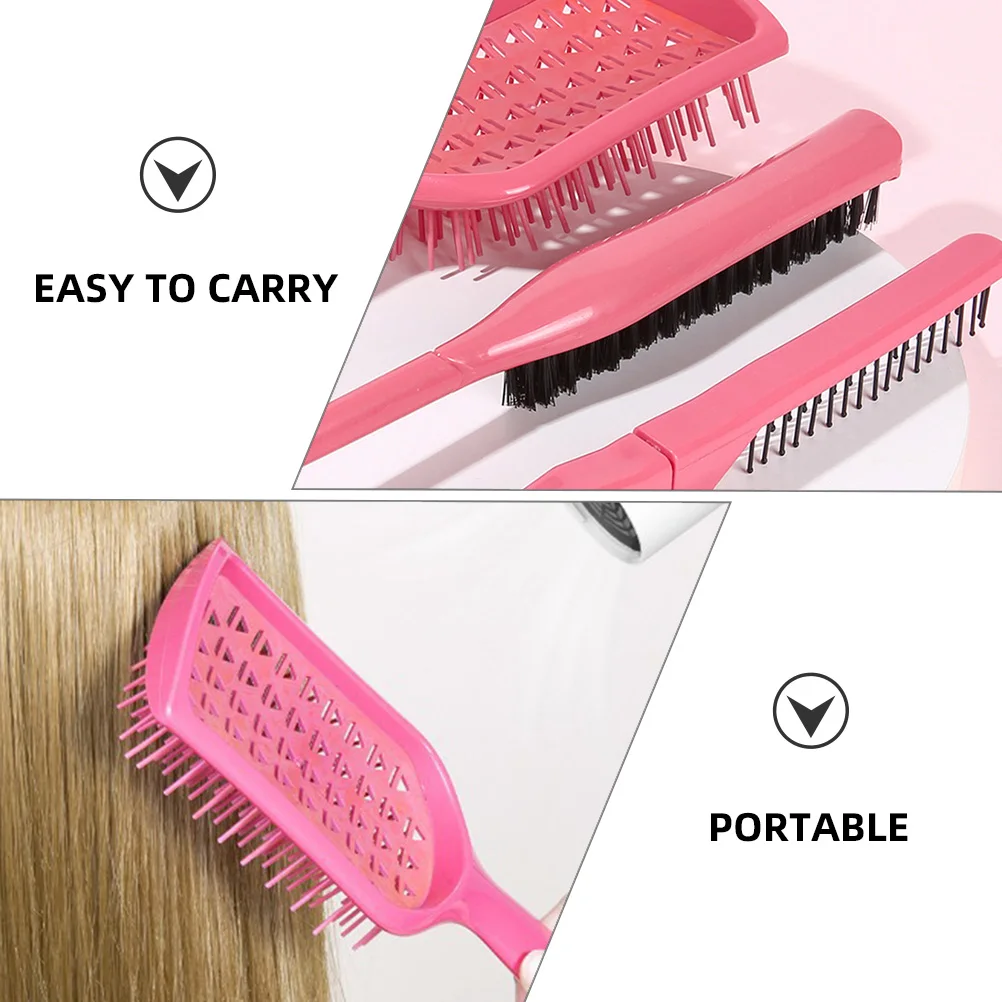 1 Set Hair Comb Set Folding Bristle Brush Detangling Foldable Salon Styling Tool Double Sided Travel Teaser Wet Hair Rat Tail
1 Set Hair Comb Set Folding Bristle Brush Detangling Foldable Salon Styling Tool Double Sided Travel Teaser Wet Hair Rat Tail