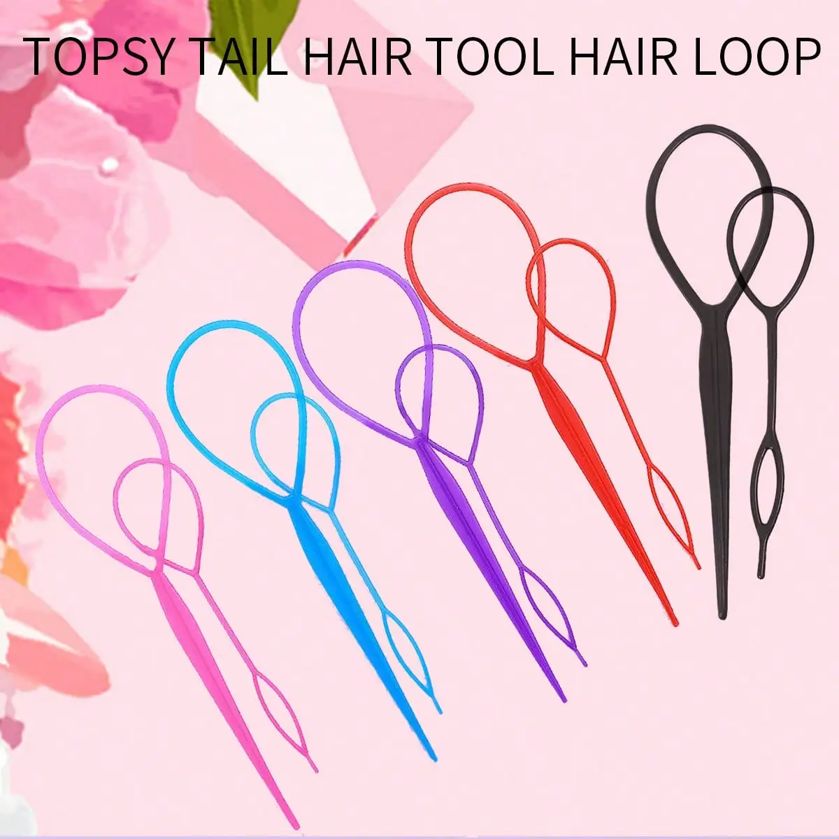 Topsy Tail Hair Tool Hair Loop, Hair Styling Tool, Hair Accessories Sets For Girls, Ideal Choice For Gifts, Hair Rollers, Heatless Curls, Hair Curler, Hair Products And Accessories For Barber Salon Beauty Back To School, Travel Holiday Essentials, Hair Cu
Topsy Tail Hair Tool Hair Loop, Hair Styling Tool, Hair Accessories Sets For Girls, Ideal Choice For Gifts, Hair Rollers, Heatless Curls, Hair Curler, Hair Products And Accessories For Barber Salon Beauty Back To School, Travel Holiday Essentials, Hair Cu