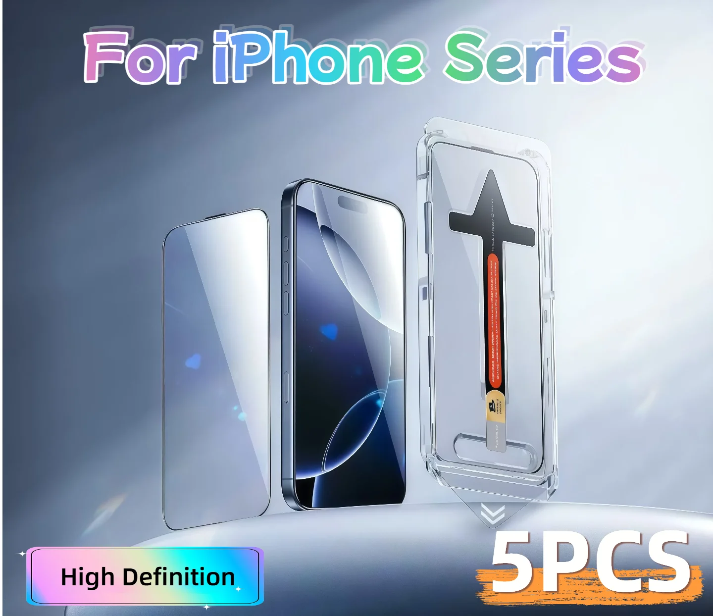 5Pcs For iPhone 17 16e 16 Pro Max 15 14 13 12 11 XR XS Plus Screen Protector Toughened Glass Phone With Install Kit Remove
5Pcs For iPhone 17 16e 16 Pro Max 15 14 13 12 11 XR XS Plus Screen Protector Toughened Glass Phone With Install Kit Remove