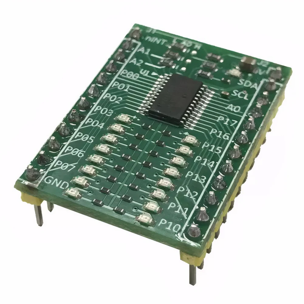 TCA9555 PCA9555A Expansion Board IIC/I2C GPIO Muti-Channel Expansion Board 16 Digital Input and Output
TCA9555 PCA9555A Expansion Board IIC/I2C GPIO Muti-Channel Expansion Board 16 Digital Input and Output