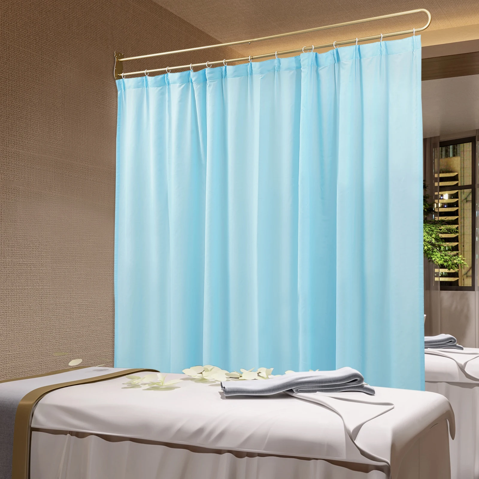 Privacy Protection Partition U-Shape Room Divider 220cm Height for Beauty Salons/Clinics/Hospitals/Studios/Offices/Bedrooms
Privacy Protection Partition U-Shape Room Divider 220cm Height for Beauty Salons/Clinics/Hospitals/Studios/Offices/Bedrooms