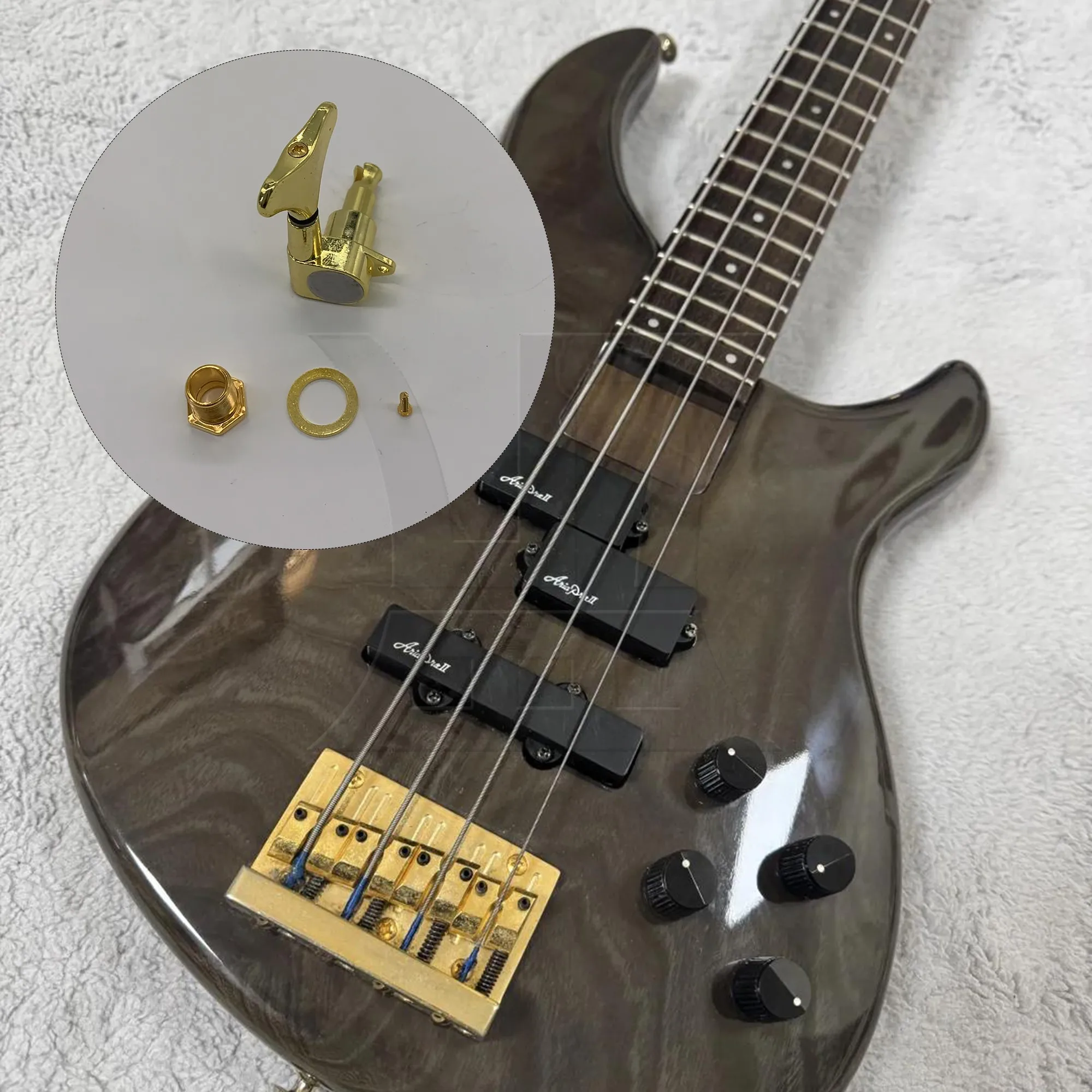 Yibuy 8Pieces Gold Sealed Electric bass Tuners Tuning pegs Machine Heads 4R4L
Yibuy 8Pieces Gold Sealed Electric bass Tuners Tuning pegs Machine Heads 4R4L