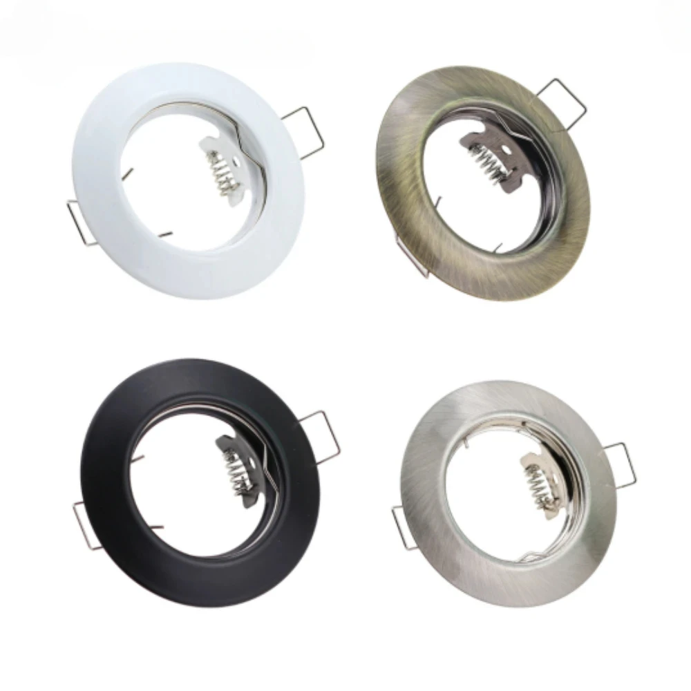 2 PCS Round Metal Recessed Led Ceiling Downlight Frame Bracket MR16 GU10 Head House Spotlight lamps
2 PCS Round Metal Recessed Led Ceiling Downlight Frame Bracket MR16 GU10 Head House Spotlight lamps