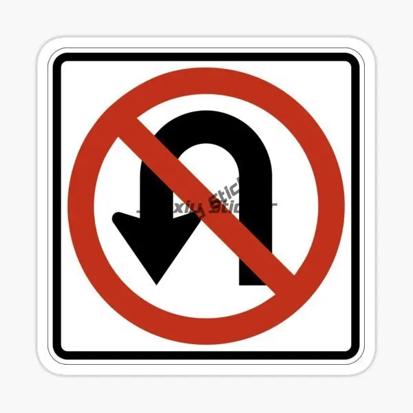 Traffic Sign Turn Around Prohibited Fork Road Roundabout Signs Car Sticker DIY Decoration Decal
Traffic Sign Turn Around Prohibited Fork Road Roundabout Signs Car Sticker DIY Decoration Decal