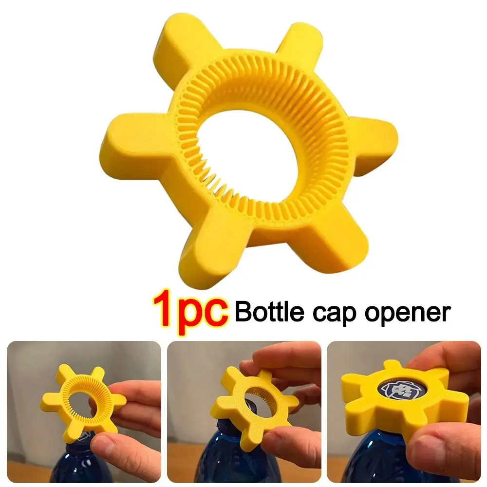 Creative Multi-function Bottle Cap Opener Plastic Bar Supplies Rotary Bottle Opener Yellow Bottle Opener Kitchen Tool
Creative Multi-function Bottle Cap Opener Plastic Bar Supplies Rotary Bottle Opener Yellow Bottle Opener Kitchen Tool