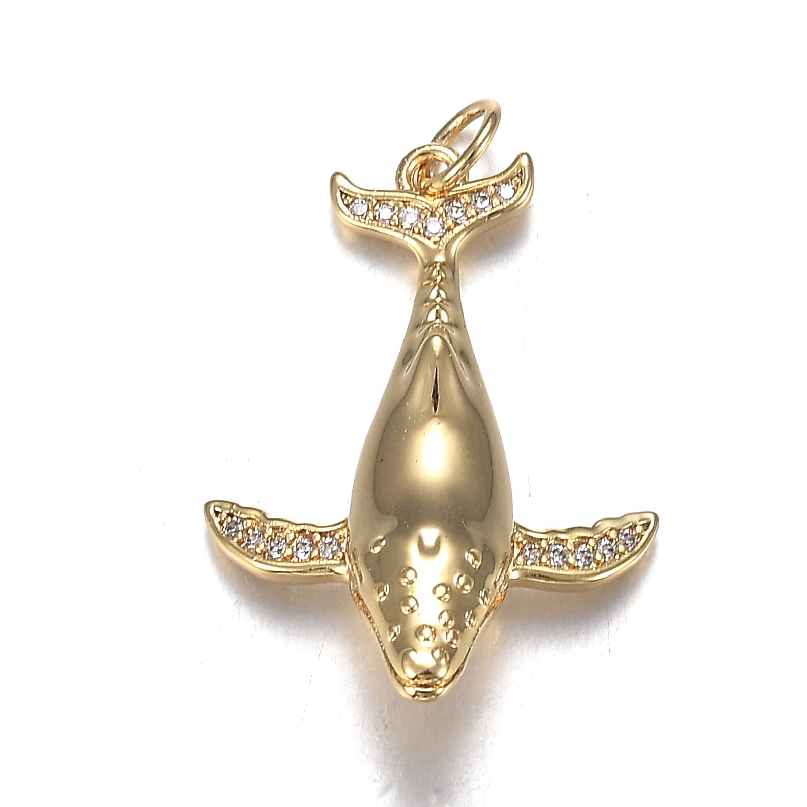 10pcs Gold Color Whale Shape Charms Brass Micro Clear Cubic Zirconia Pendant Long-Lasting for DIY Jewelry Making Accessories
10pcs Gold Color Whale Shape Charms Brass Micro Clear Cubic Zirconia Pendant Long-Lasting for DIY Jewelry Making Accessories