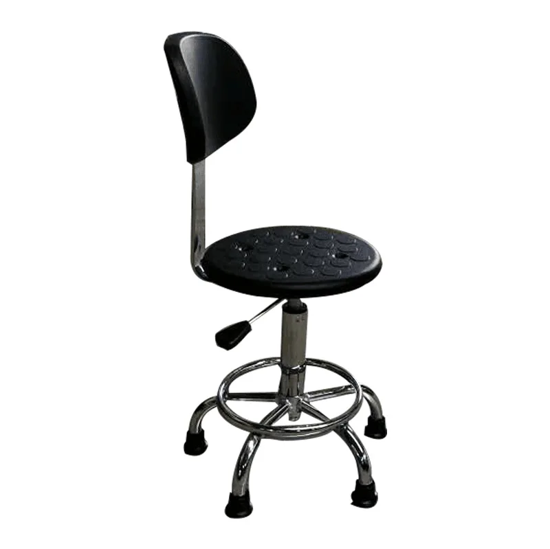 PU Antistatic Chair Stainless Steel Gas Pressure Lift Round Stool Chair Office Company Hair Salon Beauty Salon
PU Antistatic Chair Stainless Steel Gas Pressure Lift Round Stool Chair Office Company Hair Salon Beauty Salon