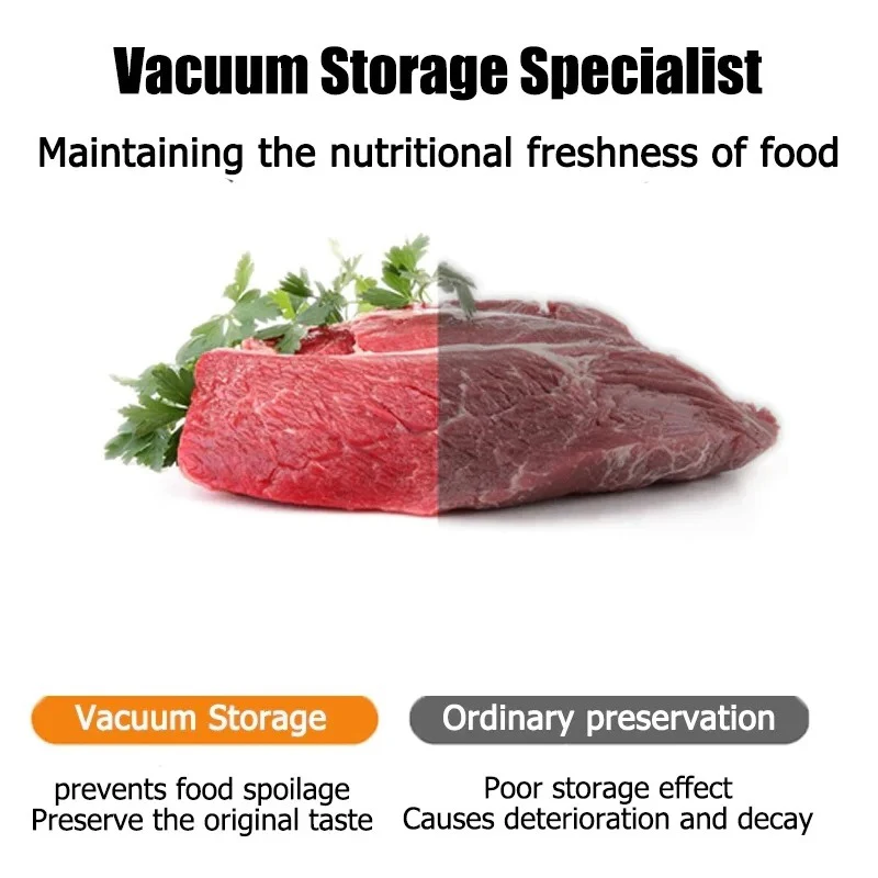 NEW Electric Vacuum Sealer Food Storage Seal Touch Button Dry/Wet Built-in Cutter Kitchen Food Sealing Vacuum Packaging Machine
NEW Electric Vacuum Sealer Food Storage Seal Touch Button Dry/Wet Built-in Cutter Kitchen Food Sealing Vacuum Packaging Machine