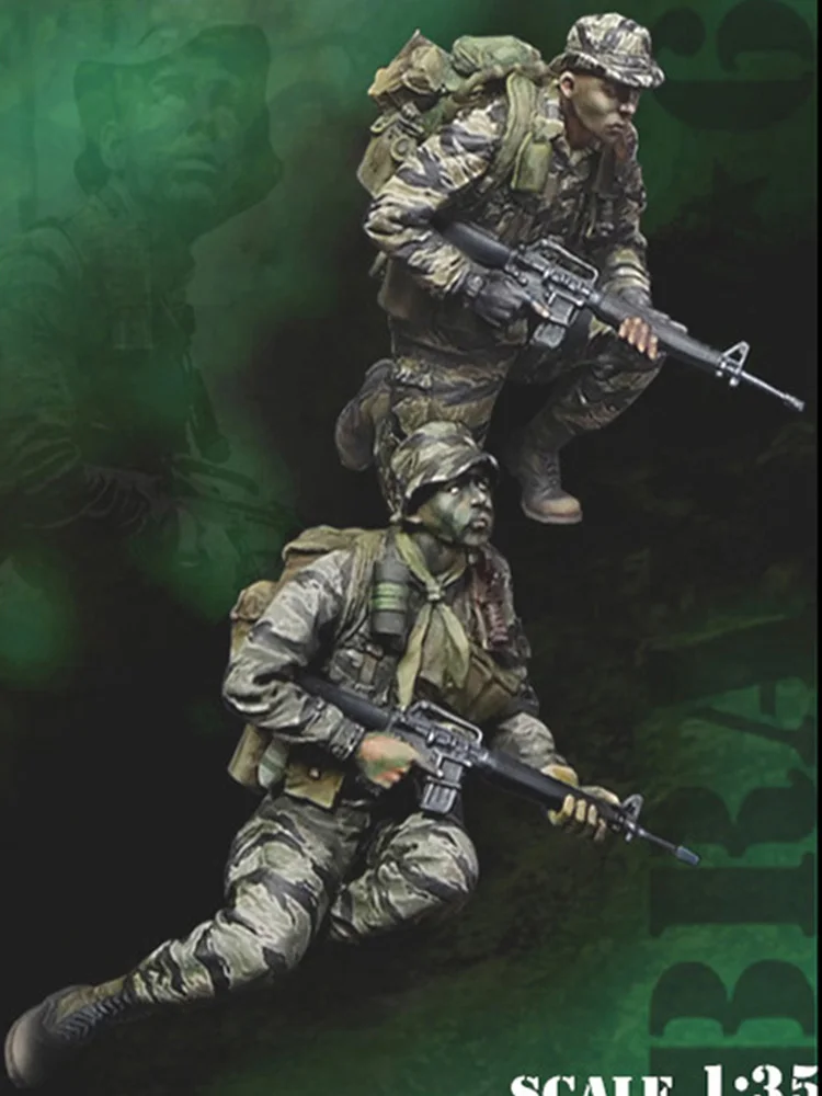 1/35 modern Infantry 2 crew (Summer) Set Resin figure Model kits Miniature soldier Unassembled Unpainted
1/35 modern Infantry 2 crew (Summer) Set Resin figure Model kits Miniature soldier Unassembled Unpainted
