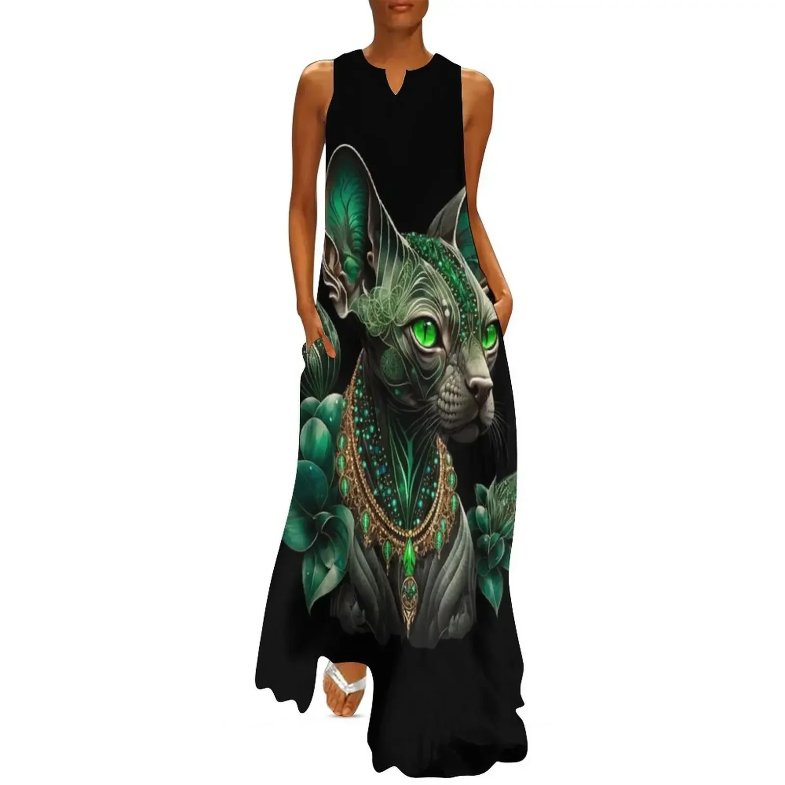 Sphynx Cat Long Dress Dress women women clothing 2025 new arrivals women's dresses luxury Dress
Sphynx Cat Long Dress Dress women women clothing 2025 new arrivals women's dresses luxury Dress
