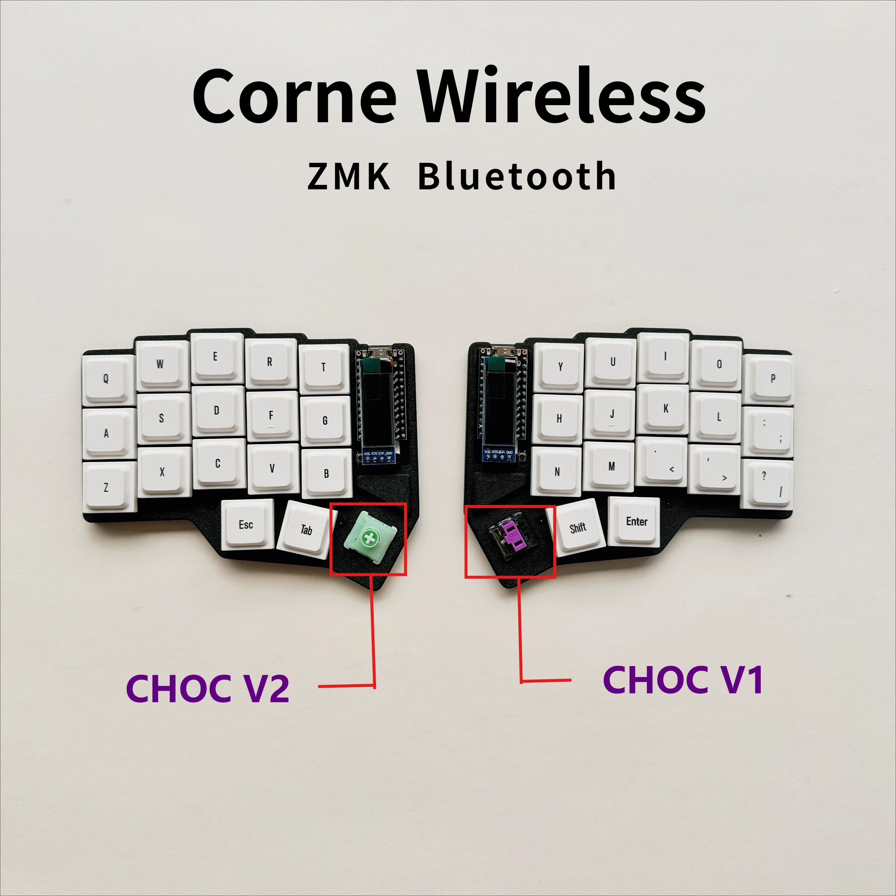 Corne 3X5 Low Profile Split Mechanical Keyboard Compatible Kailh Choc V1 V2 Hot Swap Bluetooth Wireless Split Horn Keyboard ZMK
Corne 3X5 Low Profile Split Mechanical Keyboard Compatible Kailh Choc V1 V2 Hot Swap Bluetooth Wireless Split Horn Keyboard ZMK