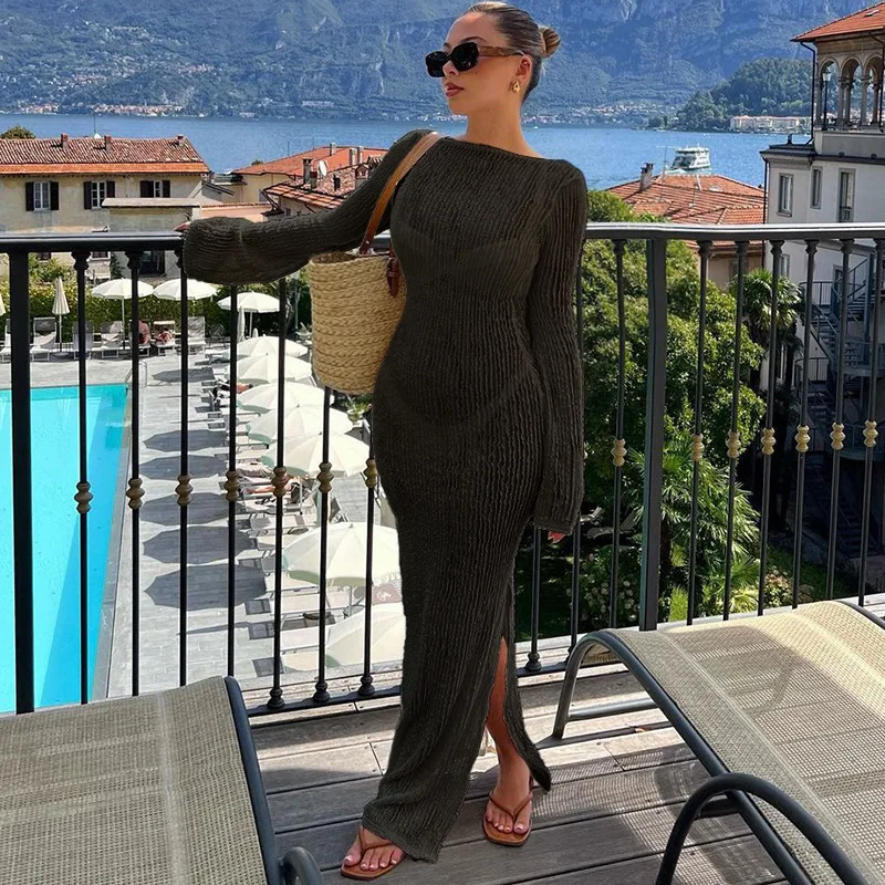 Autumn 2024 New Holiday Style Spice Girls Sexy Slim Texture Fabric Backless dress Women
Autumn 2024 New Holiday Style Spice Girls Sexy Slim Texture Fabric Backless dress Women