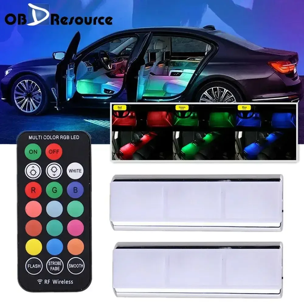Car Atmosphere Lamp Auto Interior Light Strip Charging Portable RGB LED USB Wireless Remote Music Control Decorative Lamp
Car Atmosphere Lamp Auto Interior Light Strip Charging Portable RGB LED USB Wireless Remote Music Control Decorative Lamp