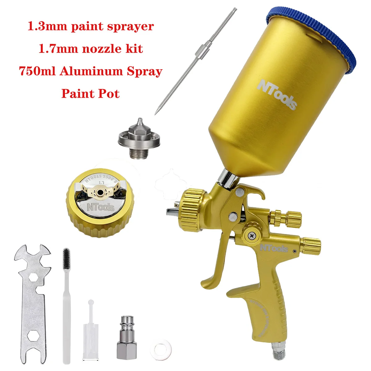 Nuevo HVLP SPRAY GUN alta распыления 1,3 мм Автомобильный специальный распылительный пистолет. Используется с лаком, грунтовкой, краской на водной основе。
Nuevo HVLP SPRAY GUN alta распыления 1,3 мм Автомобильный специальный распылительный пистолет. Используется с лаком, грунтовкой, краской на водной основе。