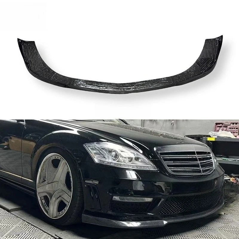 For S-Class W221 Carbon Fiber Front Lip Dry Carbon Front Shovel Chin Car Diffuser Modified Body Kit
For S-Class W221 Carbon Fiber Front Lip Dry Carbon Front Shovel Chin Car Diffuser Modified Body Kit