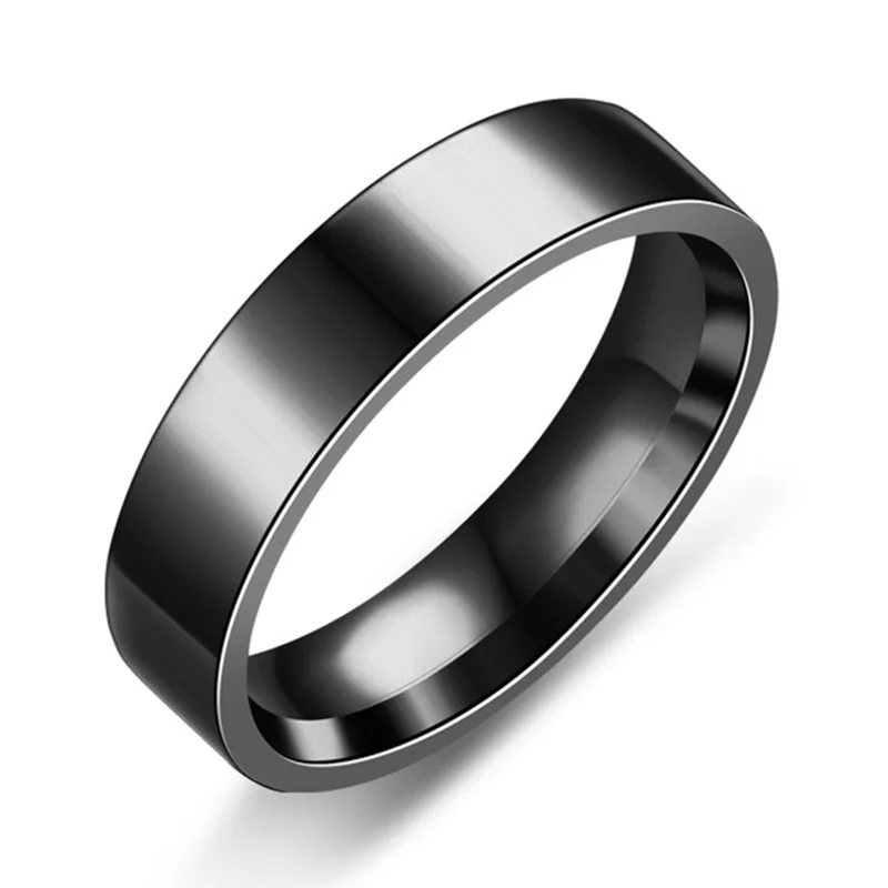 Trendy 6mm Width Stainless Steel Black Rings for Women Wedding Rings Men Fashion Charm Jewelry Wholesale
Trendy 6mm Width Stainless Steel Black Rings for Women Wedding Rings Men Fashion Charm Jewelry Wholesale