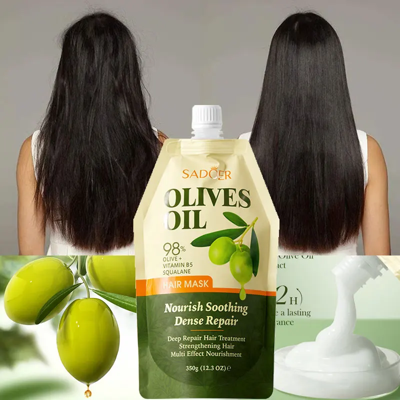 SADOER Olive Oil Repair Softness Boost Hair Mask Moisturizing and Smoothing Conditioner for Dry Hair All Hair Types
SADOER Olive Oil Repair Softness Boost Hair Mask Moisturizing and Smoothing Conditioner for Dry Hair All Hair Types