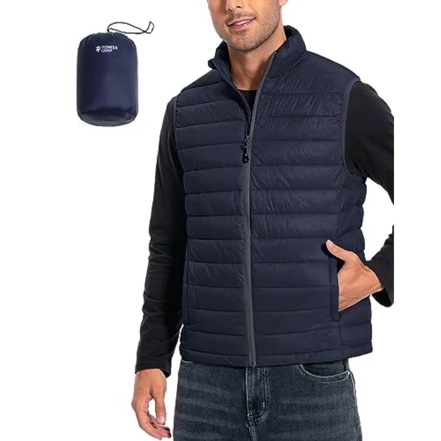 Pioneer Camp Men's Lightweight Puffer Vest Packable Water-Repellent Warm Quilted Sleeveless Outerwear for Work Casual Travel…
Pioneer Camp Men's Lightweight Puffer Vest Packable Water-Repellent Warm Quilted Sleeveless Outerwear for Work Casual Travel…