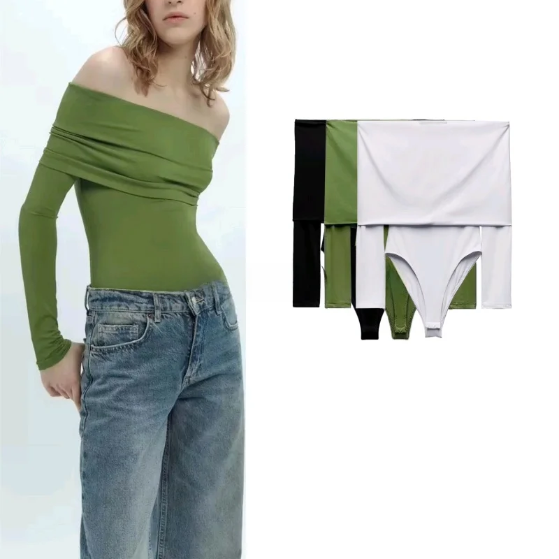 Autumn Women's Casual Nylon Blend One-oulder Long Sve Rer High Waist Straight Leg Commute Sle Long Pants
Autumn Women's Casual Nylon Blend One-oulder Long Sve Rer High Waist Straight Leg Commute Sle Long Pants
