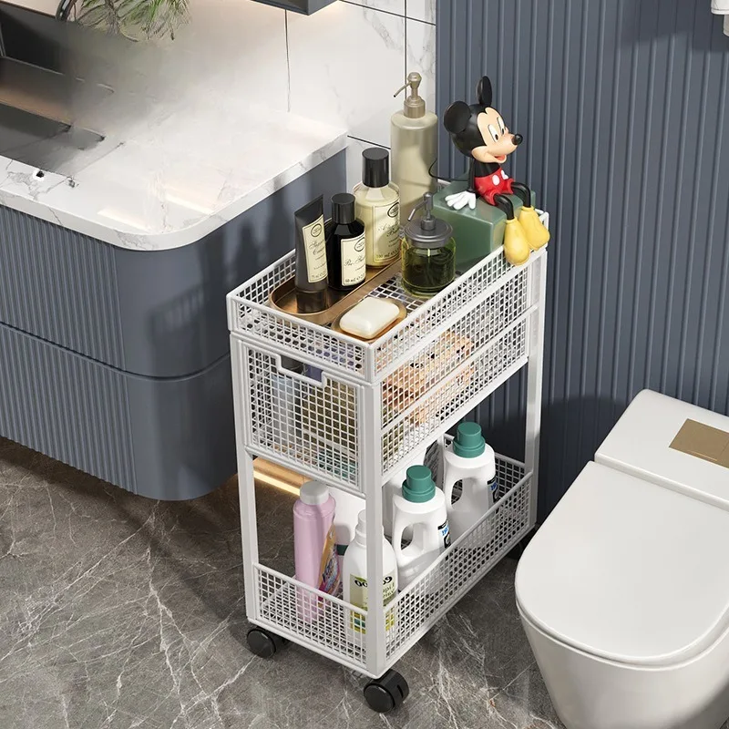Movable Multi-Layer Bathroom Storage Rack, Washing Machine Side Slim Trolley, Laundry Detergent Organizer Shelf
Movable Multi-Layer Bathroom Storage Rack, Washing Machine Side Slim Trolley, Laundry Detergent Organizer Shelf