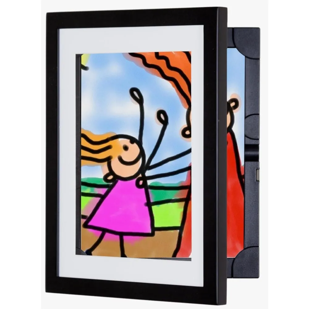 Front Opening Wooden Display Frame Holds Fifty Eight and a Half by Eleven Sheets Black
Front Opening Wooden Display Frame Holds Fifty Eight and a Half by Eleven Sheets Black