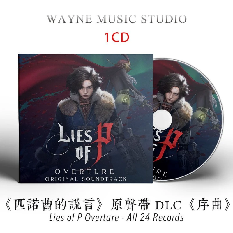 Game Lies of P Michio Mamiya Music CD Greatest Hits DLC OST Album Music Record Cosplay Walkman Car Soundtracks Box Party Music
Game Lies of P Michio Mamiya Music CD Greatest Hits DLC OST Album Music Record Cosplay Walkman Car Soundtracks Box Party Music