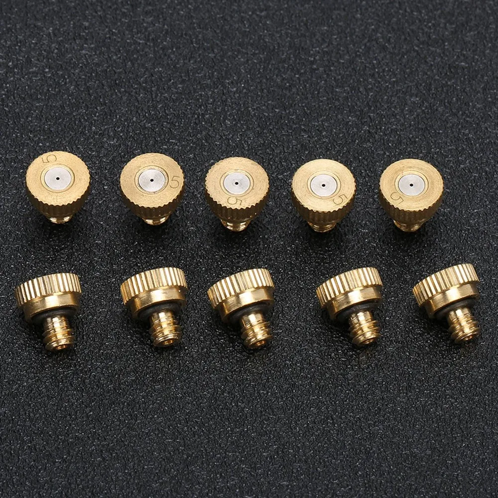 30PCS 0.5mm Orifice Brass Misting Nozzle 10/24 UNC Thread Small Size Mist Sprayer Nozzle Low Pressure Brass
30PCS 0.5mm Orifice Brass Misting Nozzle 10/24 UNC Thread Small Size Mist Sprayer Nozzle Low Pressure Brass