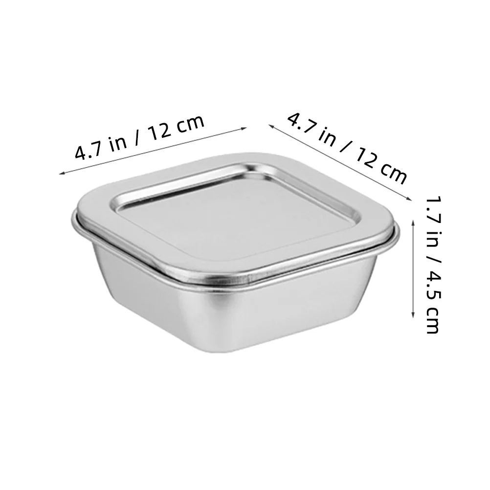 4 Pcs Sample Box Storage Stainless Steel Canister Seal Polished Container Containers with Lids Meal Prep Metal Food Safety
4 Pcs Sample Box Storage Stainless Steel Canister Seal Polished Container Containers with Lids Meal Prep Metal Food Safety