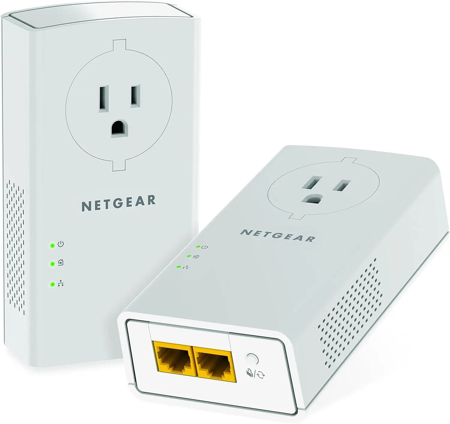 Powerline Adapter Kit, 2000 Mbps Wall-Plug, 2 Gigabit Ethernet Ports with Passthrough + Extra Outlet (PLP2000-100PAS), uses
Powerline Adapter Kit, 2000 Mbps Wall-Plug, 2 Gigabit Ethernet Ports with Passthrough + Extra Outlet (PLP2000-100PAS), uses