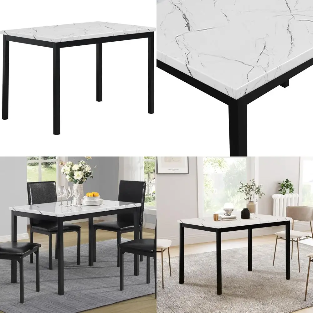 Laminated Marble Top Metal Dining Table by Noyes
Laminated Marble Top Metal Dining Table by Noyes