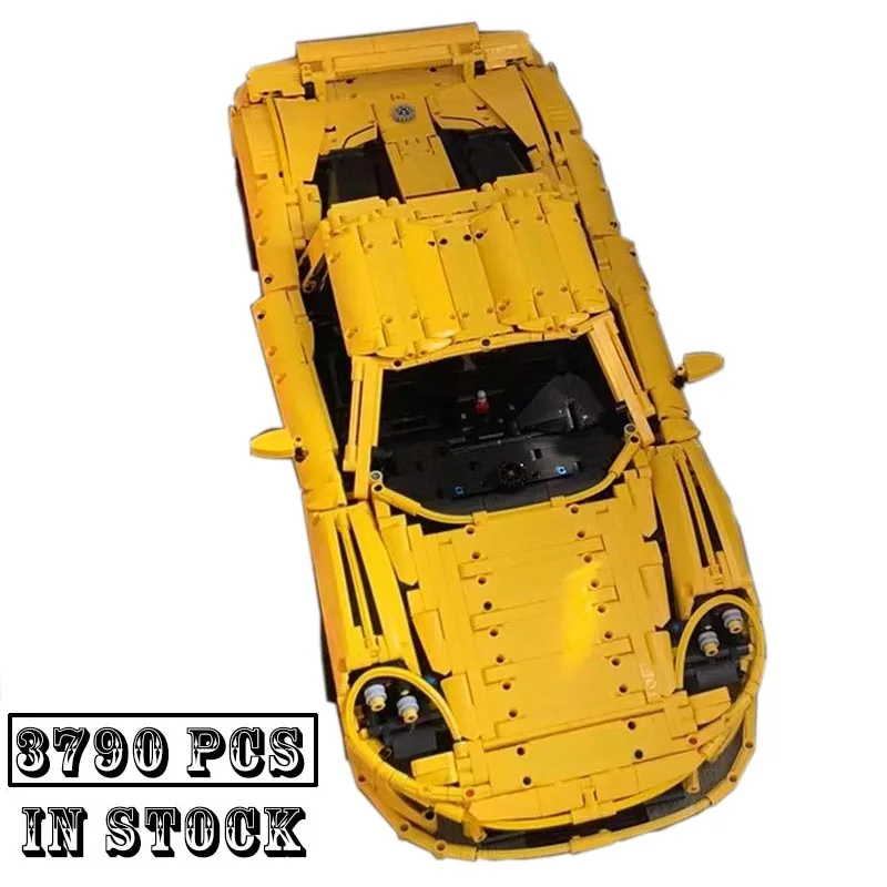 New 1:8 Scale MOC-131400 GT Supercar Racing Car Vehicle Sport Model Fit 42143 Building Blocks Kid Educational Toy Birthdays Gift
New 1:8 Scale MOC-131400 GT Supercar Racing Car Vehicle Sport Model Fit 42143 Building Blocks Kid Educational Toy Birthdays Gift