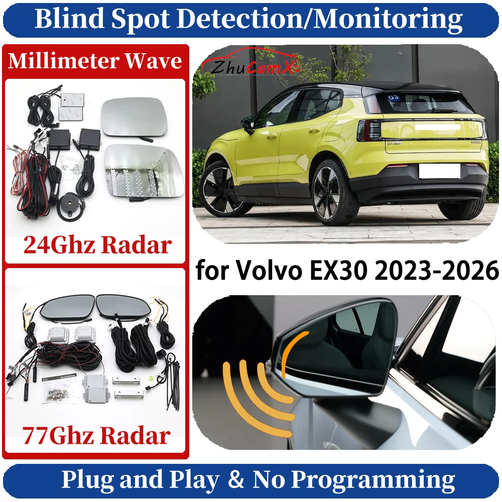 Blind Spot Monitoring/Detection System for Volvo EX30 2023-2026 Night Driving Side Lane Change Warning Light Safe Assist
Blind Spot Monitoring/Detection System for Volvo EX30 2023-2026 Night Driving Side Lane Change Warning Light Safe Assist