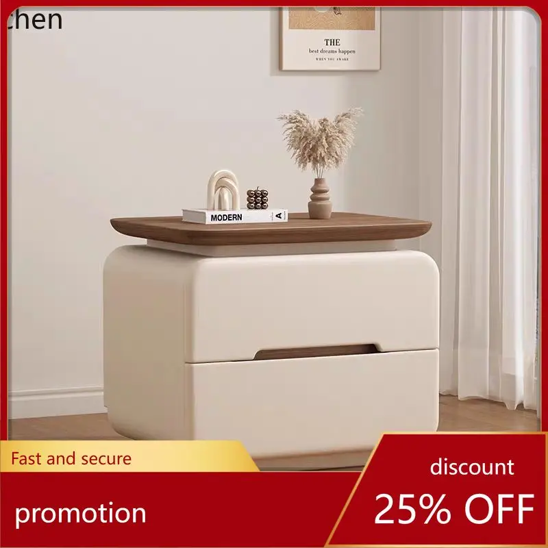 HT Simple Cream Modern Small Bedside Table Bedroom Solid Wood New Storage Cabinet Bedside Cabinet
HT Simple Cream Modern Small Bedside Table Bedroom Solid Wood New Storage Cabinet Bedside Cabinet