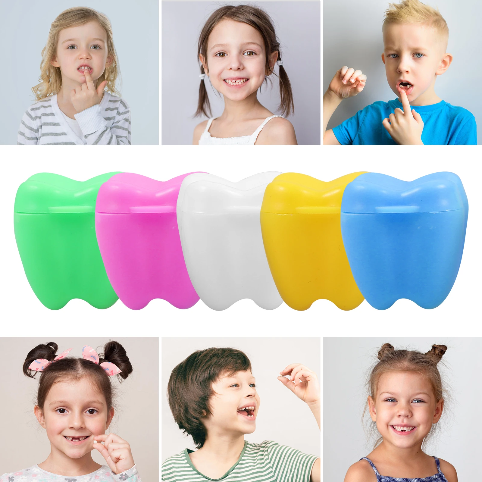 12 Pcs Baby Teeth Storage Cute Tooth Boxes for Lost Girl Holder Saver Children Container Oral Travel
12 Pcs Baby Teeth Storage Cute Tooth Boxes for Lost Girl Holder Saver Children Container Oral Travel