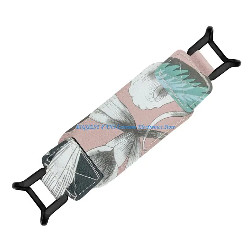 Ergonomic PU and Elastic Rope Handle Strap For 6 7 8inch Tablets Secure AntiSlip Grip Design