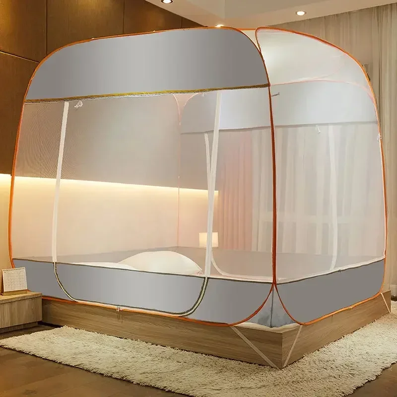 Summer Mosquito Net Three Open Doors Full Package Free Installation with Bracket Bed Tent Anti-mosquito Bed Canopy Home Textiles
Summer Mosquito Net Three Open Doors Full Package Free Installation with Bracket Bed Tent Anti-mosquito Bed Canopy Home Textiles