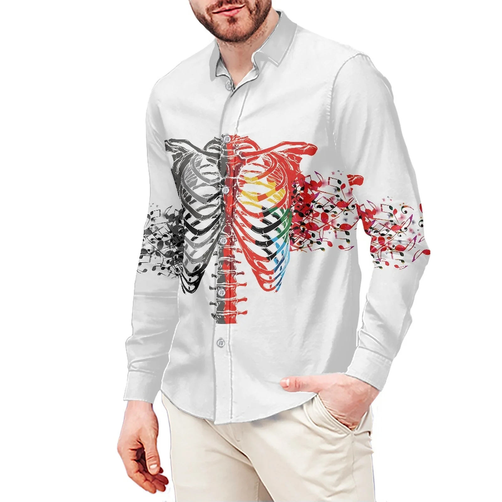 Red And Black Skeleton Polynesian Tribe Hawaiian Casual Sport Style Men's Shirt Stand Collar 6XL Long Sleeve Men Winter
Red And Black Skeleton Polynesian Tribe Hawaiian Casual Sport Style Men's Shirt Stand Collar 6XL Long Sleeve Men Winter