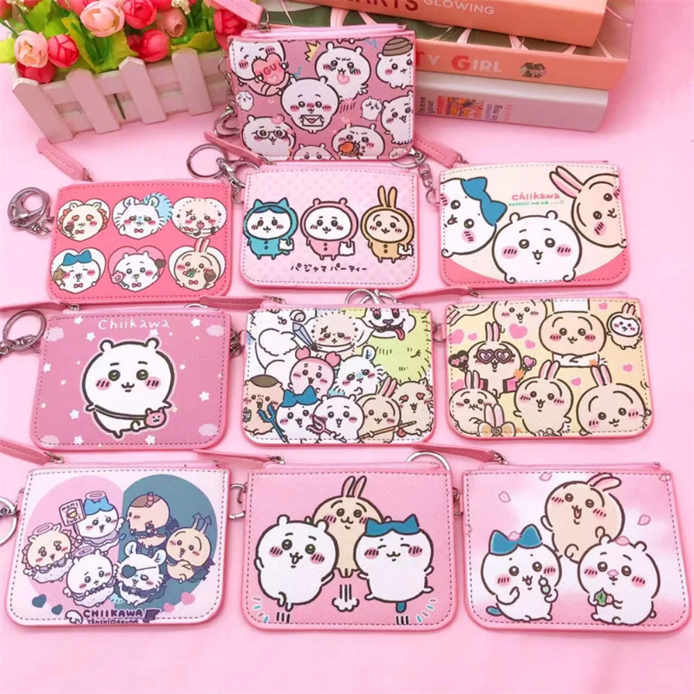 New Cute Chiikawa Series Cartoon Pu Zipper Anime Printing Pattern Bank Card Keychain Card Holder Coin Pouch Friend for A Gift
New Cute Chiikawa Series Cartoon Pu Zipper Anime Printing Pattern Bank Card Keychain Card Holder Coin Pouch Friend for A Gift
