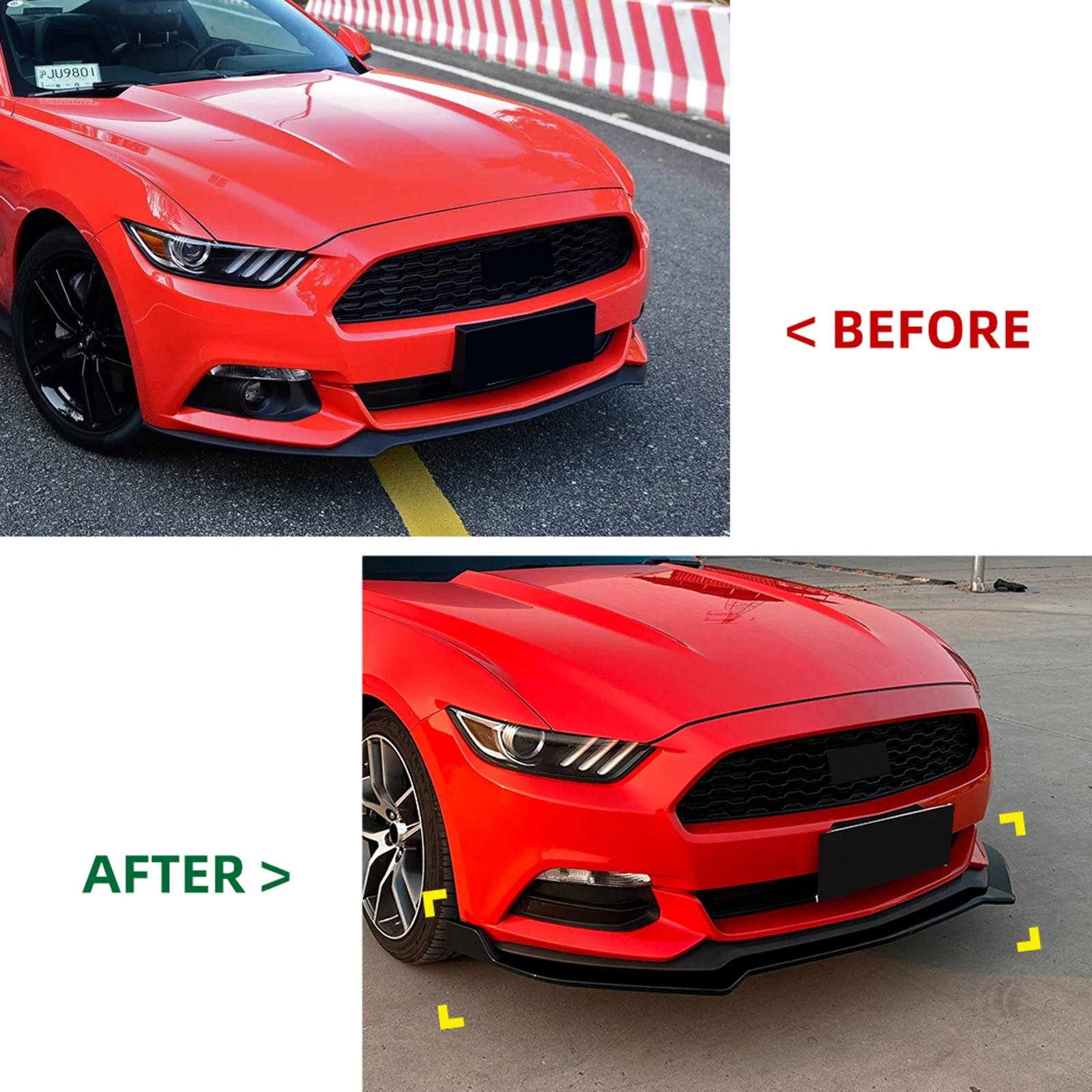 Для Ford Mustang MK6 2015-2017: Передний бампер, спойлер, нижний сплиттер, защитная накладка, обвес, автомобильные аксессуары
Для Ford Mustang MK6 2015-2017: Передний бампер, спойлер, нижний сплиттер, защитная накладка, обвес, автомобильные аксессуары